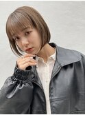 【切りっぱなしボブ】【ボブ】【前髪あり】