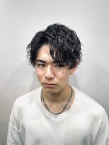 スカット 新宿(Sucut)&nbsp;ダークアッシュ/カルマパーマ/ベリーショート<理容室>[新宿]