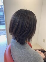 ヘアーリゾートラシックアールプラス(hair resort lachiq R+) 《R+》白髪染めハイライト/ケアブリーチ/白髪ぼかし/40代/外ハネ