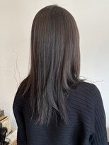 レポヘアー(Repos hair)&nbsp;グレーベージュカラーダークアッシュベージュくすみカラー黒髪