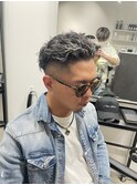【大人向けスタイル！】極道パーマ×ホワイトメッシュ