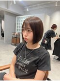 ぱつっとボブ/髪質改善トリートメント