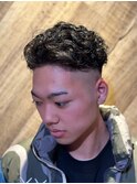 宮城リョータ風パーマ