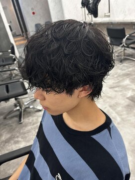 オム ブランシェ(HOMME BLANCHE’) 【Natsuki】無造作シャドウパーマ