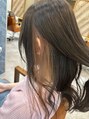 アグ ヘアー ルア 上越高田西店(Agu hair lua) チラッと見えるインナーカラー