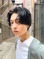 ガーデン 銀座(GARDEN)&nbsp;艶センターパートニュアンスパーマダークアッシュ韓国マッシュ