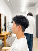 【メンズ★大名】刈り上げ×スパイキーショート×アップバング