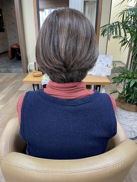 ミュー 天満橋(MEU) 白髪ぼかしローライトカラー