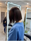 切りっぱなしボブ/タッセルボブ