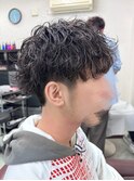 波巻きパーマ