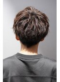 波巻きスパイラルパーマツイストスパイラルパーマメンズマッシュ