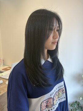 シアアルン 新小岩店(SHEER alun) レイヤーカット/透明感カラー