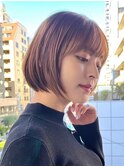 30代40代大人女性/前髪ありショートボブ/ショートヘア/髪質改善