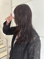 インビテーション(invitation) ボルドールビーピンクとウェーブ巻き