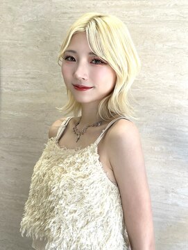 パルス ヨコハマ(PULSE yokohama) 顔周りレイヤーボブ小顔カット