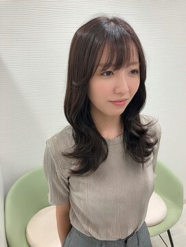 ヒョンミョン ライズバイレボ 取手店(hyon myon/RISE by REVO) レイヤーカット/ラベンダーグレージュ【取手/取手駅】