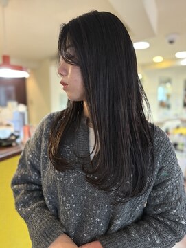ヘアースペースブルーム プリュス 石橋店(HAIR SPACE BLOOM plus) 石橋阪大前/酸性ストレート/レイヤーカット/暗髪カラー/髪質改善