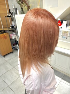 ネオリーブカフ 鶴ヶ峰店(Neolive caff) ペールカラー ハイトーンカラー ダブルカラー 韓国風ヘア