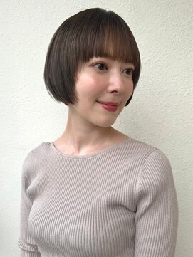 マッシュボブ×ダークアッシュ/小顔ヘア20代30代40代◎p大宮