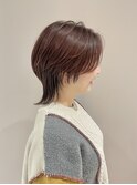 ウルフ×ピンクオレンジブラウン