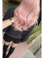アース 栄店(HAIR&MAKE EARTH) 大人気ピンクカラー/栄/ハイトーン/ペールピンク/ピンクカラー