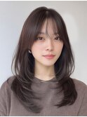 3分スタイリング/ロングレイヤー/前髪カット/髪質改善/縮毛矯正