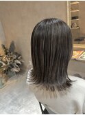 グレージュ×ハイライト