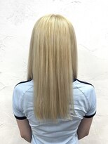 ソレイユバイエルズ(soleil by ailes)&nbsp;ミルクティーブロンドダークブルーデジタルパーマさいたま新都心
