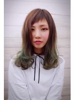 ヌードカラー 太田川店(NUDE COLOR) ☆NUDE COLOR☆スポンテニアス　アシメバング　グラデーション