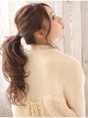 ただ結んだだけ◎簡単OL風ポニーテール