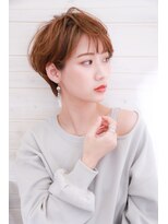 オーシャン(Ocean)&nbsp;[OCEAN Hair&Life藤原純]シースルーバングショート☆