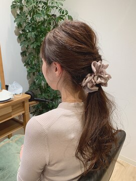 アンシー(anSHE) くるりんぱアレンジ