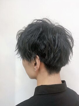 ビランチェ 池袋(bilancia) 黒髪マッシュパーマ