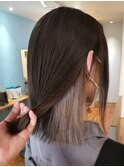 【hair resort MAHANA平岩】ボブ×インナーカラー(シルバー)