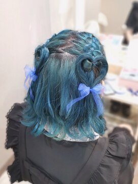 ヘアセットサロン ミント(Hair set salon MINT) ハートハーフアップ