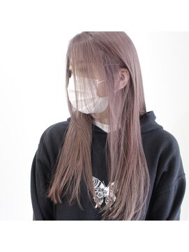 デコヘアーフラッペ(DECO HAIR frappe) くすみピンク　ピンクカラー　　ダブルカラー