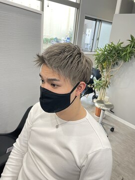 ラーク(LUXU) 【LUXU】メンズブリーチオンカラー