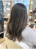 透明感カラー オリーブベージュ グレージュ 横浜