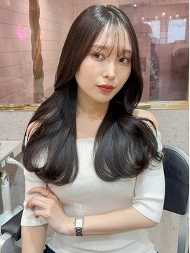 シーシンジュク 新宿南口(Sea shinjuku) 大人ガーリー/前髪/顔周りレイヤー×ブリーチなし韓国ヘア[新宿]