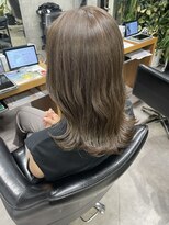 シェル 吉祥寺(shell)&nbsp;グレージュカラー/ボブウルフ/黒髪/ココアベージュ
