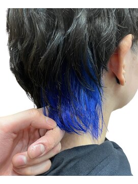 フレンズ 手稲店(friend's) ポイントカラー　ブルー