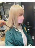 ハイトーンブロンドヘア高知美容院10代20代