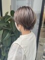 ルポ(rupo) ショートヘアとミルクティベージュの相性◎