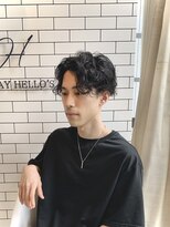 オールデイハローズ(ALL DAY HELLO'S)&nbsp;２０代イケメンビジネスニュアンスパーマ【河原町】３０代４０代