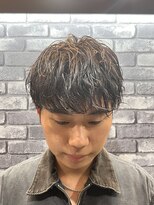 プラウド(PROUD)&nbsp;緩めツイストスパイララパーマ/田町/床屋/メンズカット
