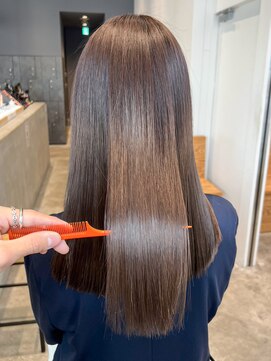 アイティーバイアルバム 八王子店(IT by ALBUM) エモージュ美髪ミルクティーピンクグレージュカラー_ba489771