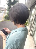 ノーバング×ショートボブ