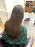 アッシュベージュ 夏ヘアカラー  涼しげヘア