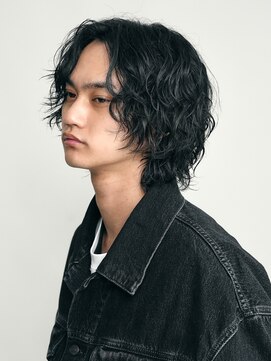 フゥ 宇都宮(FeU) 波巻きパーマメンズパーマメンズヘアツーブロックツイストパーマ