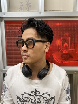 メリケンバーバーショップ トーキョー(MERICAN BARBERSHOP TYO) MEN'SHAIR/ニュアンスパーマ/スパイキーショート/スペインカール